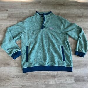 Mens Patagonia Shearling Button Pullover